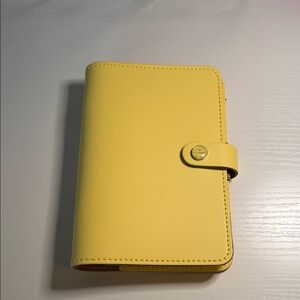 Filofax Original personal rings Yellow